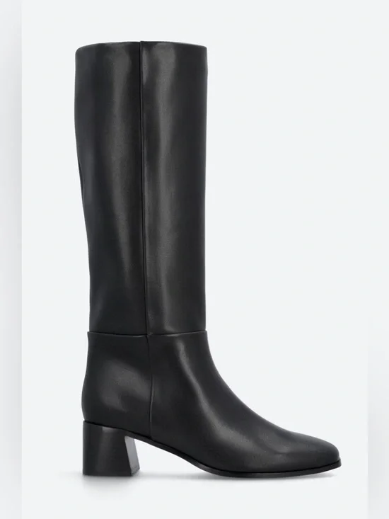 Violet & Red Mindy Leather Tall Boot, Size 6 - Picture 2 of 3